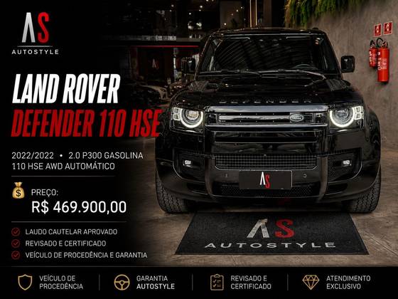 LAND ROVER DEFENDER 2.0 P300 GASOLINA 110 HSE AWD AUTOMÁTICO LAND ROVER DEFENDER 2.0 P300 GASOLINA 110 HSE AWD AUTOMÁTICO